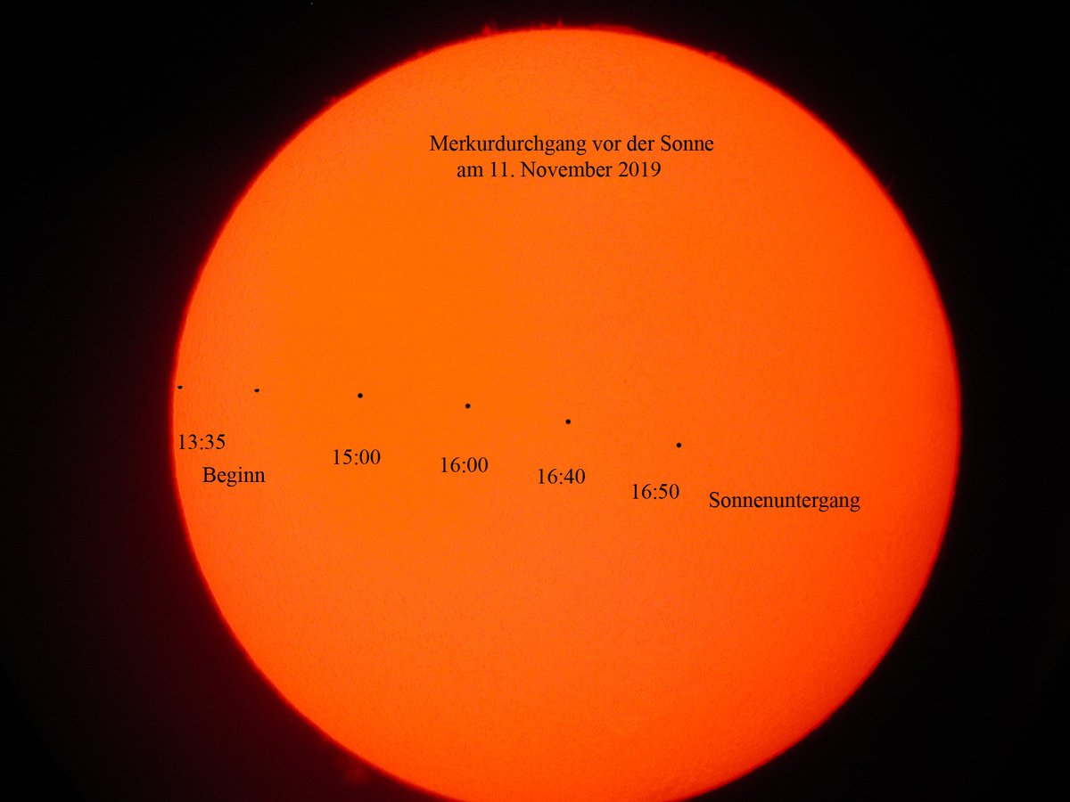 Titelbild für Beitrag: Merkurtransit 2019