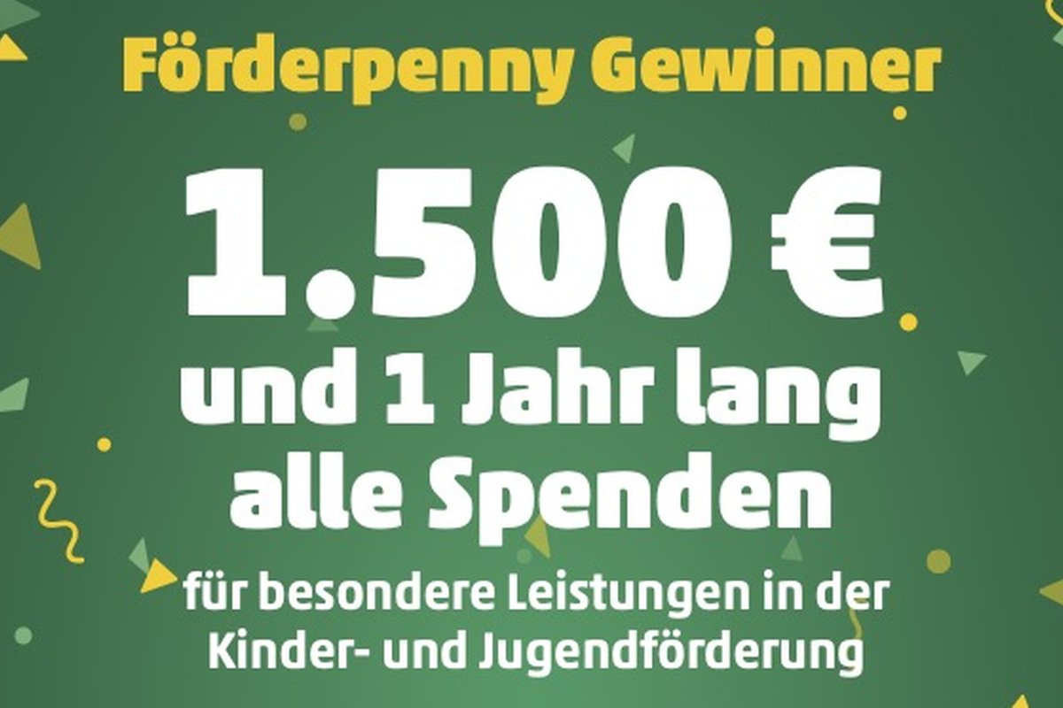 Titelbild für Beitrag: Förderpenny – Wir haben gewonnen!