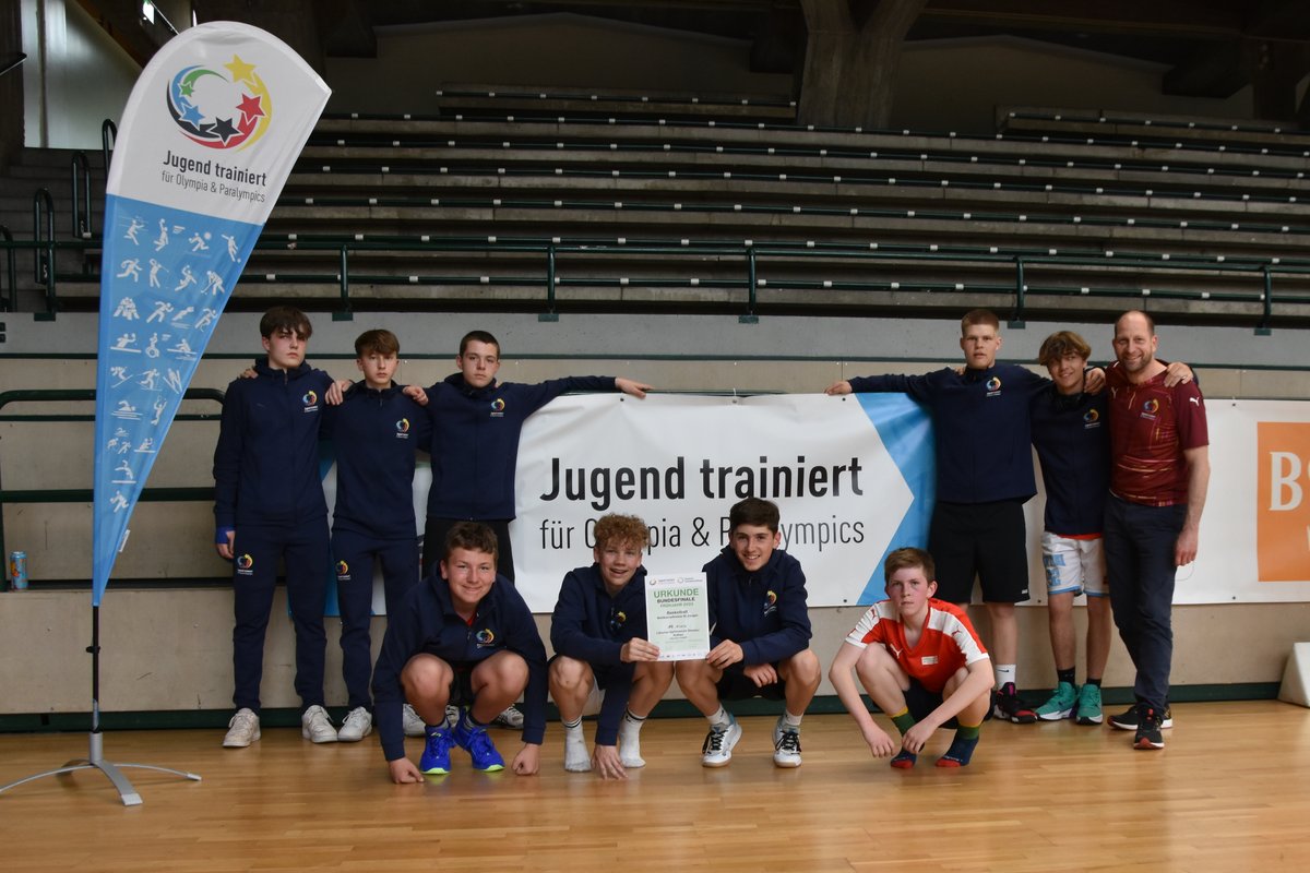 Titelbild für Beitrag: Basketballer im Bundesfinale von "Jugend trainiert für Olympia"