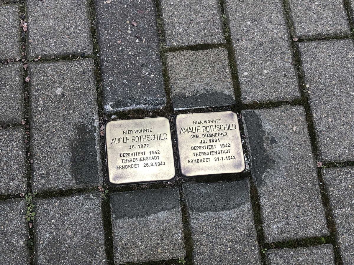 Titelbild für Beitrag: Die Reinigung der Stolpersteine von Klasse 9c