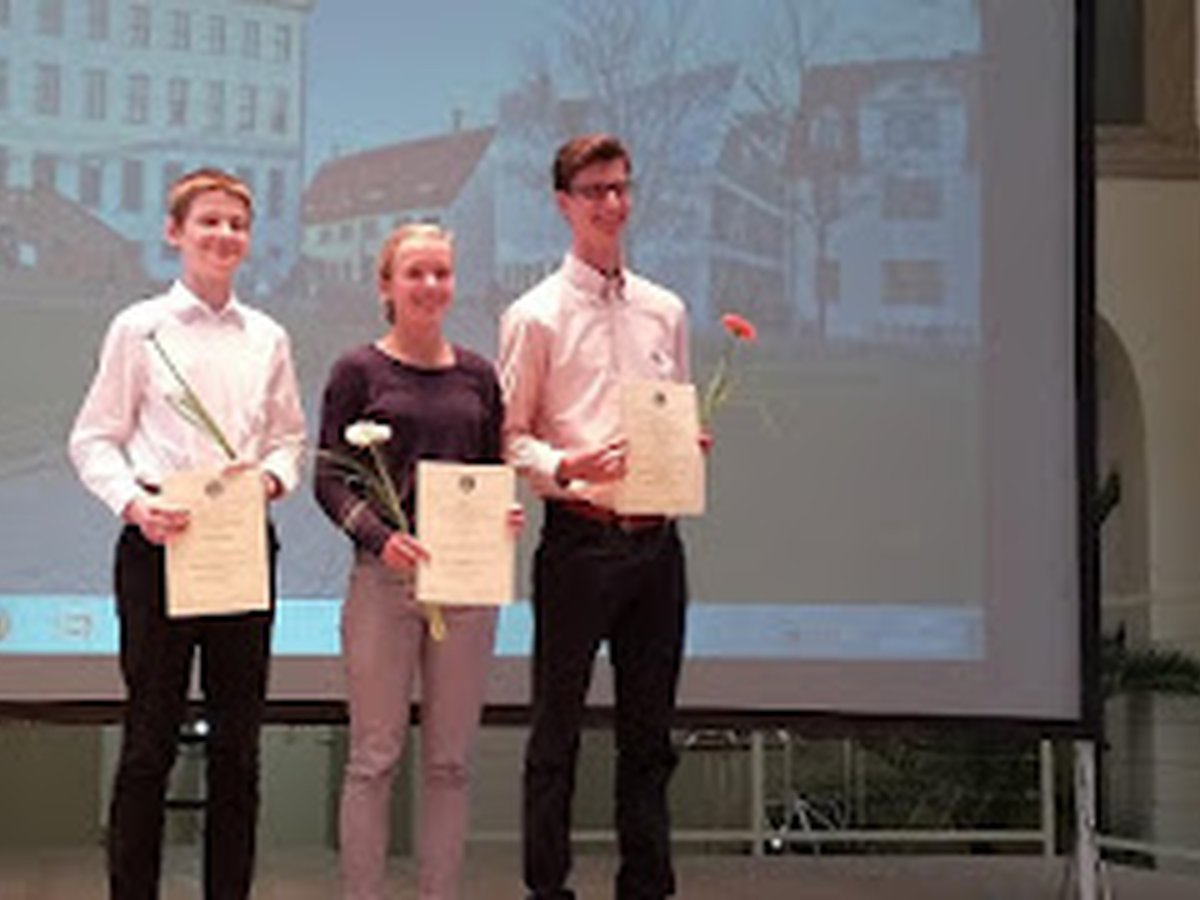 Titelbild für Beitrag: Certamen - Franckianum: Moritz Barth gewinnt 1. Preis